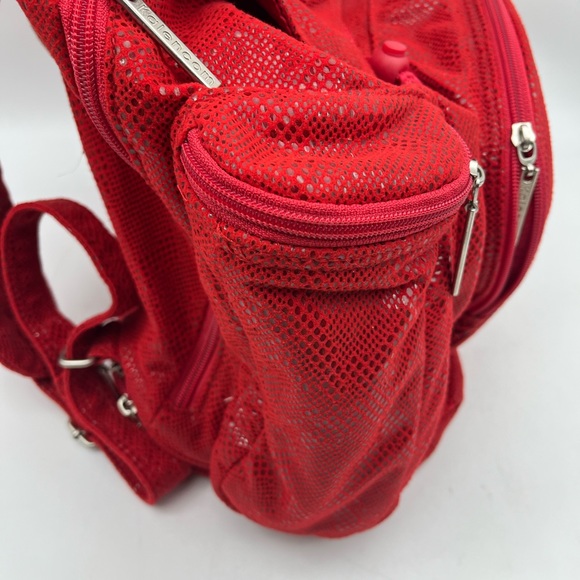 Kalencom  of New Orleans Red Multi Purpose Backpack. - Picture 4 of 8